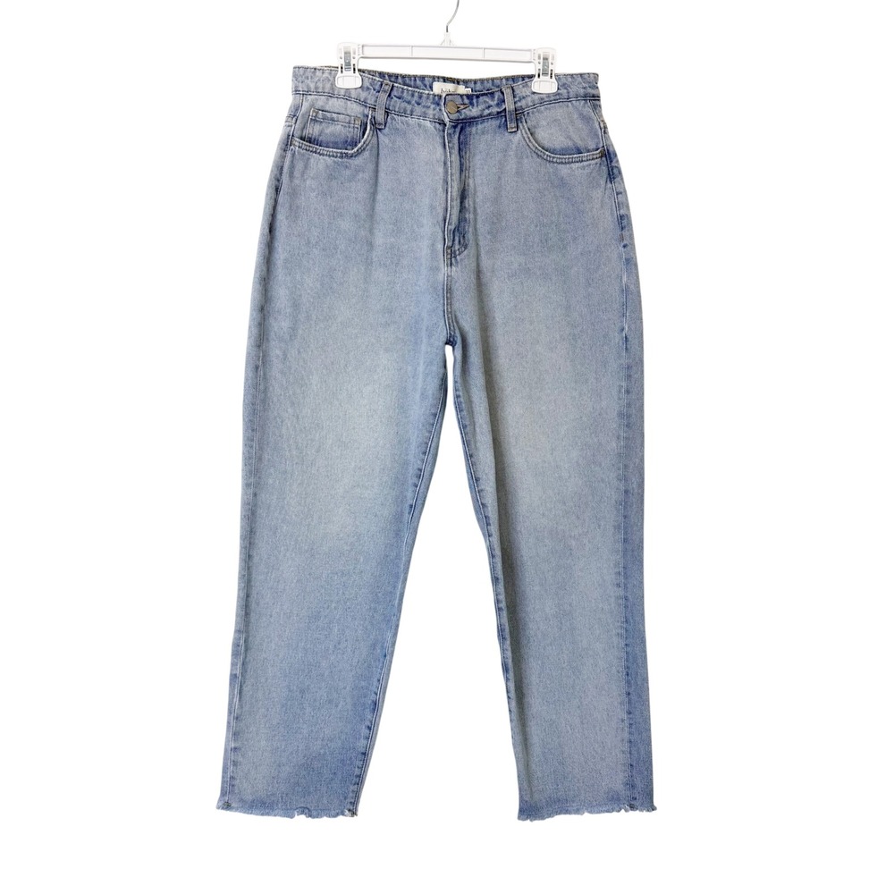 Bohme High Waisted Baggy Mom Jeans Women's 31 Tapered Ankle Boho